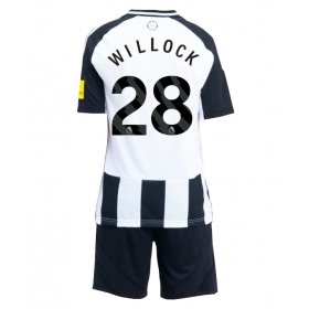 Newcastle United Joe Willock #28 Hemmakläder Barn 2024-25 Kortärmad (+ Korta byxor)